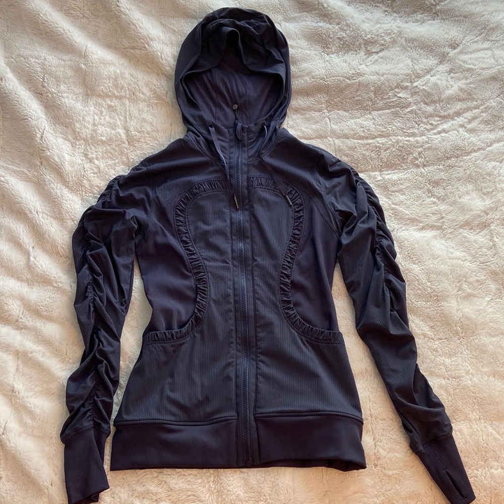 Lulu lemon purple zip up hoodie
